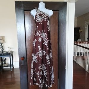 VINTAGE Hawaiian One Shoulder MuMu.